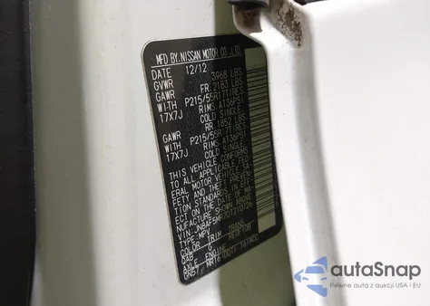 2013 Nissan Juke S z USA, uszkodzony, nr VIN JN8AF5MR7DT210726